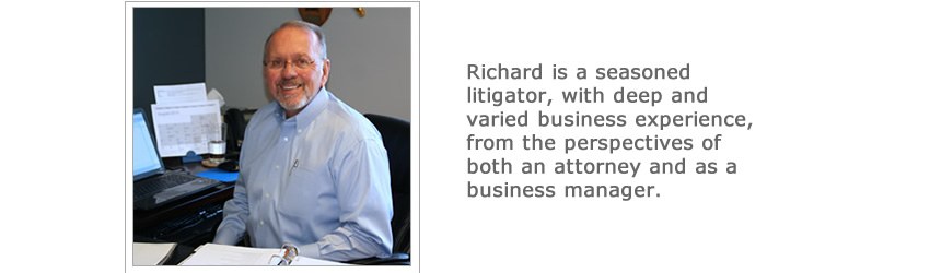 lawyer Richard Franks has business and litigation experience